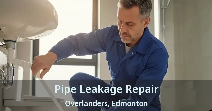 Pipe Leakage Repair Overlanders, Edmonton - AB