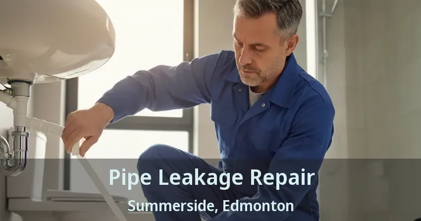 Pipe Leakage Repair Summerside, Edmonton - AB