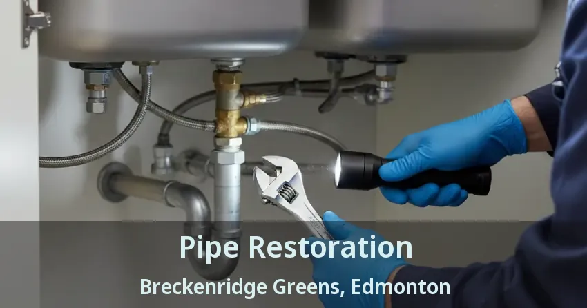 Pipe Restoration Breckenridge Greens, Edmonton - AB