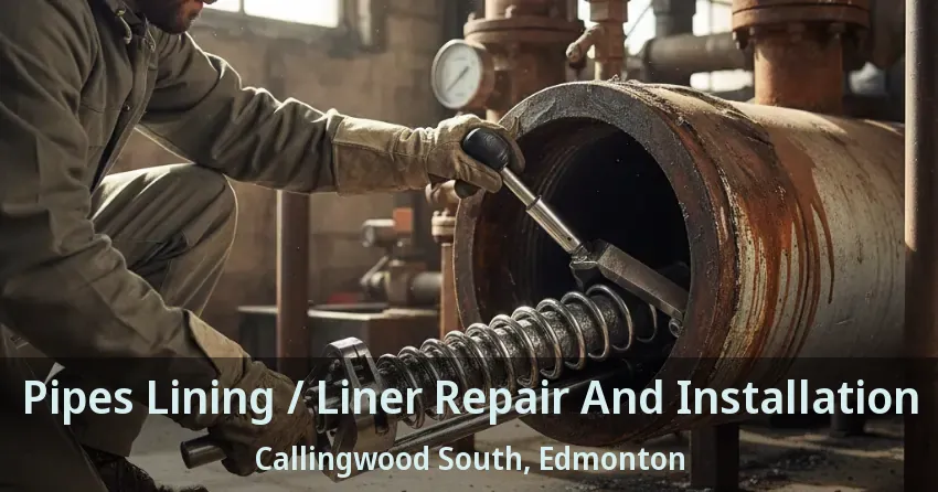 Pipes Lining / Liner Repair And Installation Callingwood South, Edmonton - AB
