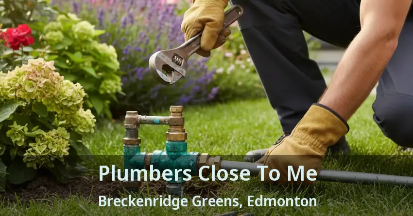 Plumbers Close To Me Breckenridge Greens, Edmonton - AB