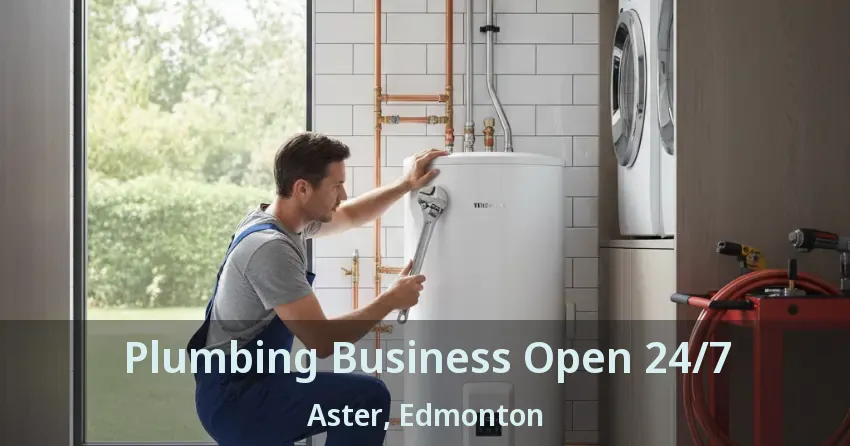 Plumbing Business Open 24/7 Aster, Edmonton - AB