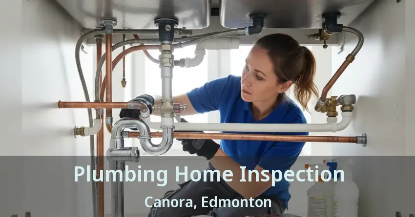 Plumbing Home Inspection Canora, Edmonton - AB