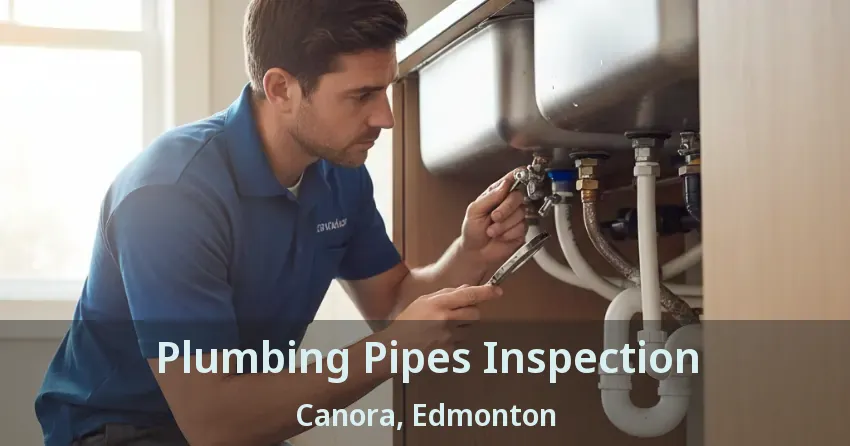 Plumbing Pipes Inspection Canora, Edmonton - AB