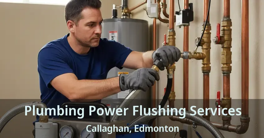 Plumbing Power Flushing Services Callaghan, Edmonton - AB