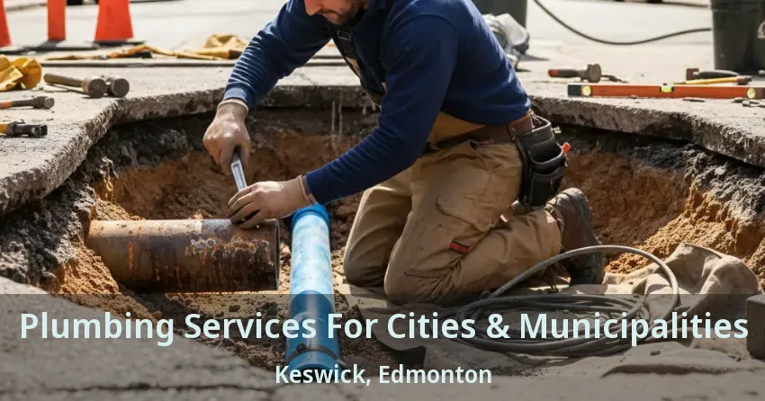 Plumbing Services For Cities & Municipalities Keswick, Edmonton - AB