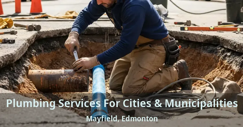 Plumbing Services For Cities & Municipalities Mayfield, Edmonton - AB