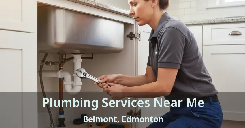 Plumbing Services Near Me Belmont, Edmonton - AB