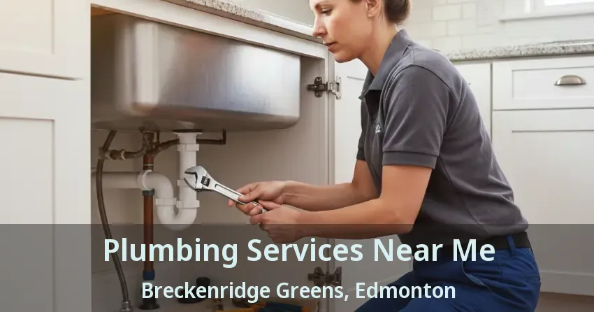 Plumbing Services Near Me Breckenridge Greens, Edmonton - AB