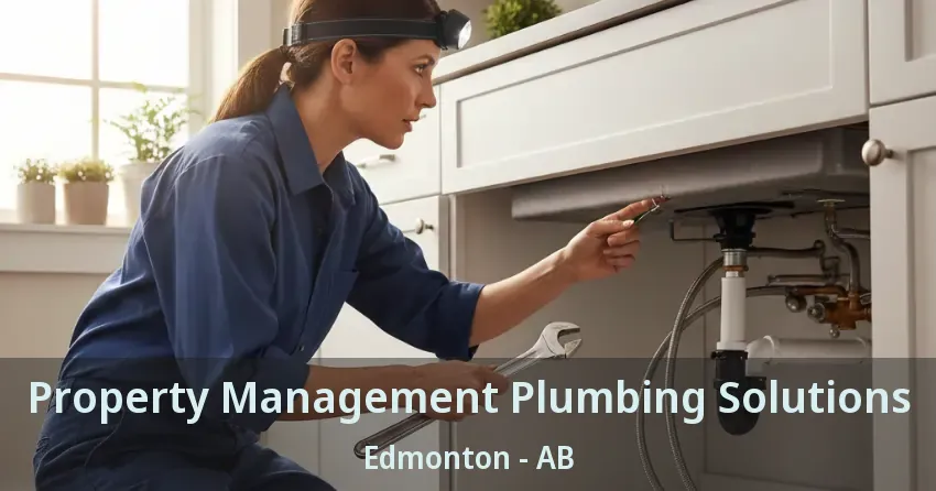 Property Management Plumbing Solutions Edmonton - AB