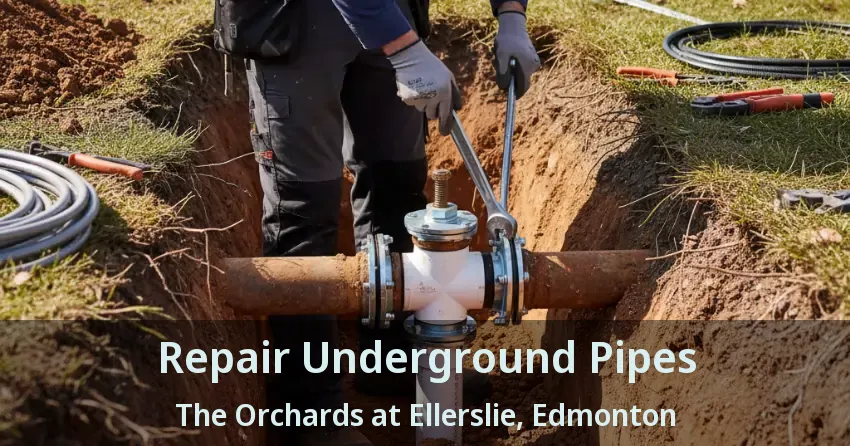 Repair Underground Pipes The Orchards at Ellerslie, Edmonton - AB