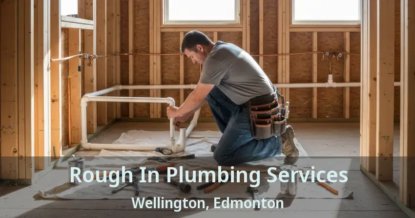 Rough In Plumbing Services Wellington, Edmonton - AB