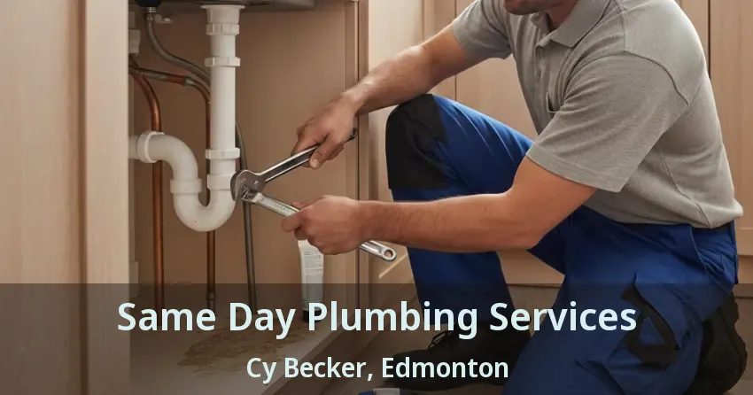 Same Day Plumbing Services Cy Becker, Edmonton - AB