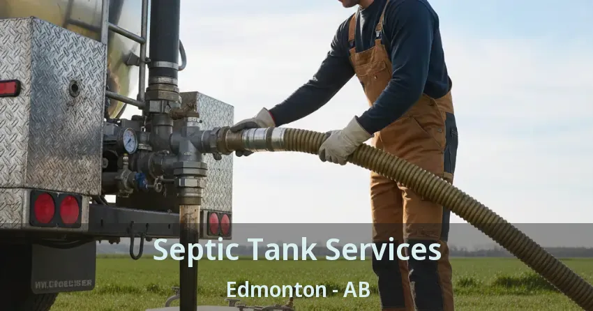 Septic Tank Services Edmonton - AB