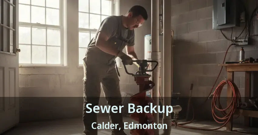 Sewer Backup Calder, Edmonton - AB