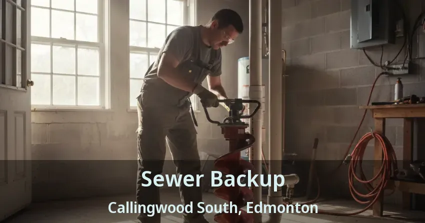 Sewer Backup Callingwood South, Edmonton - AB