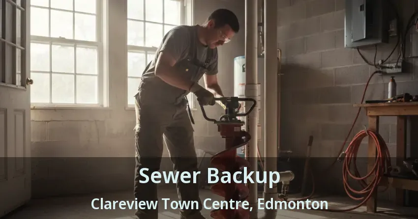 Sewer Backup Clareview Town Centre, Edmonton - AB