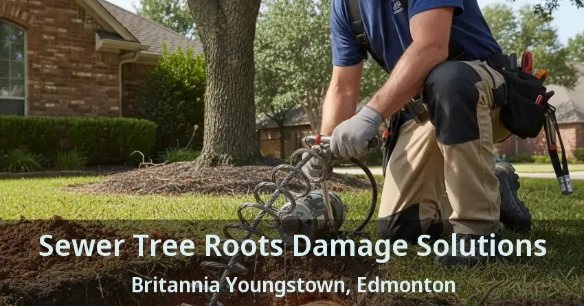 Sewer Tree Roots Damage Solutions Britannia Youngstown, Edmonton - AB