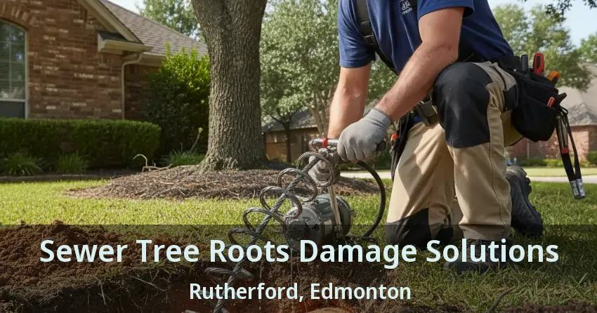Sewer Tree Roots Damage Solutions Rutherford, Edmonton - AB