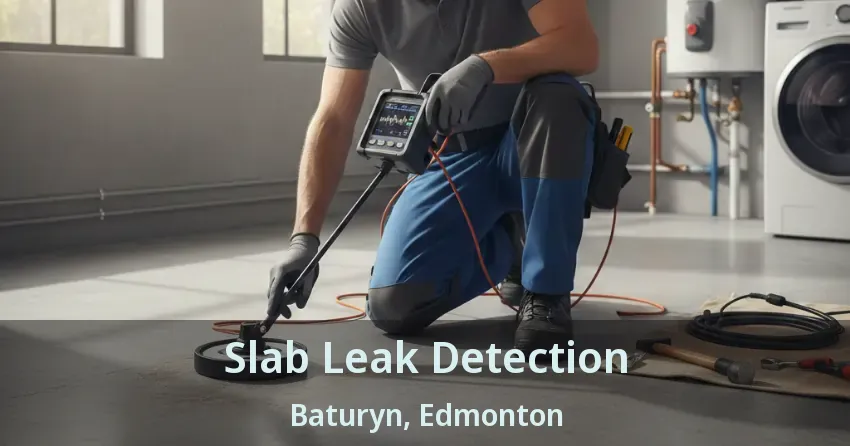Slab Leak Detection Baturyn, Edmonton - AB