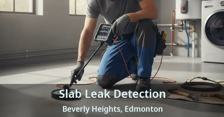 Slab Leak Detection Beverly Heights, Edmonton - AB