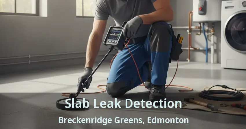 Slab Leak Detection Breckenridge Greens, Edmonton - AB
