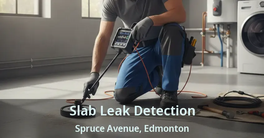 Slab Leak Detection Spruce Avenue, Edmonton - AB