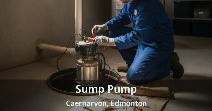 Sump Pump Caernarvon, Edmonton - AB