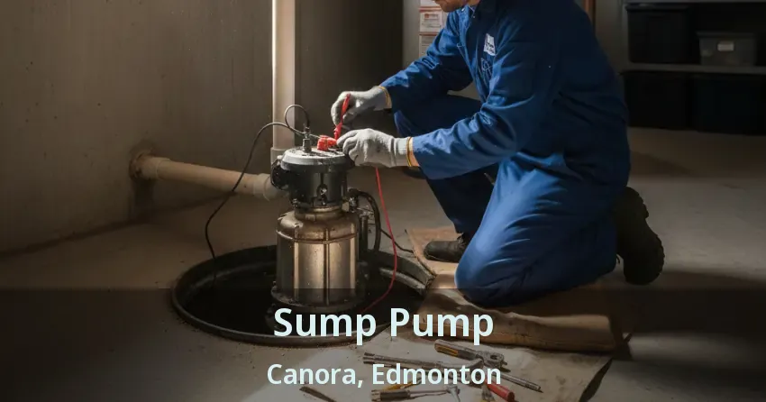 Sump Pump Canora, Edmonton - AB