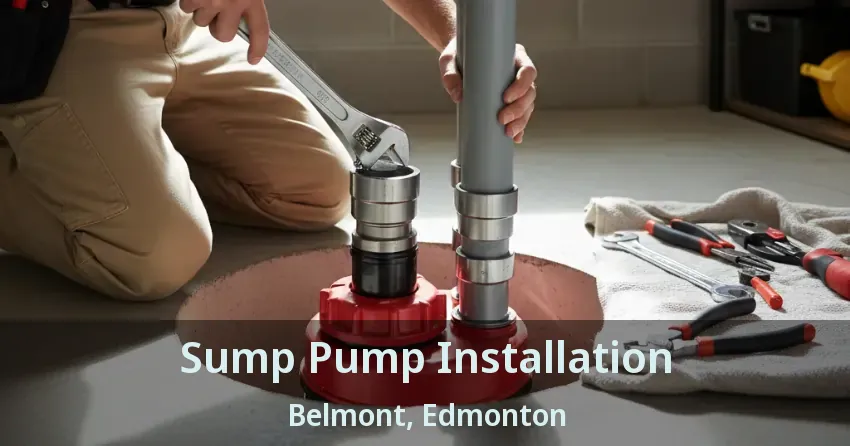 Sump Pump Installation Belmont, Edmonton - AB