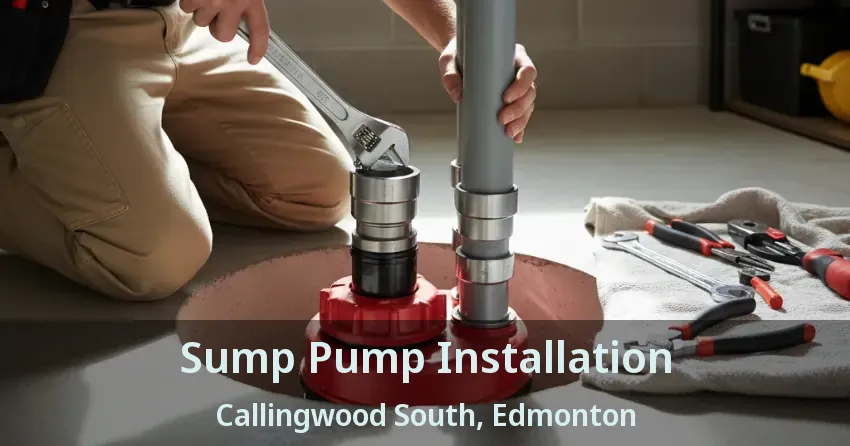 Sump Pump Installation Callingwood South, Edmonton - AB
