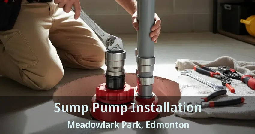Sump Pump Installation Meadowlark Park, Edmonton - AB
