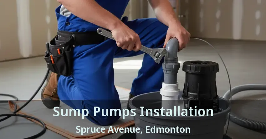 Sump Pumps Installation Spruce Avenue, Edmonton - AB