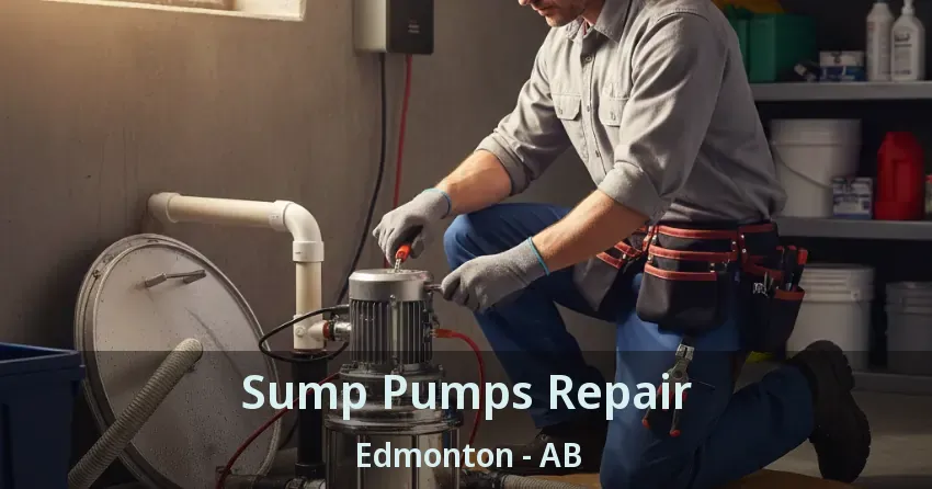 Sump Pumps Repair Edmonton - AB