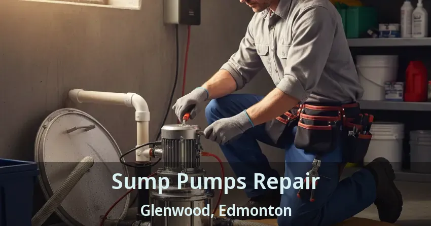 Sump Pumps Repair Glenwood, Edmonton - AB
