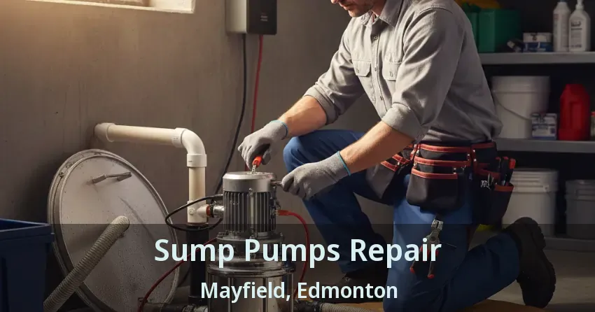 Sump Pumps Repair Mayfield, Edmonton - AB