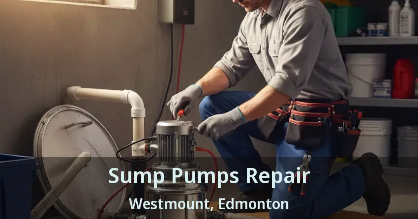 Sump Pumps Repair Westmount, Edmonton - AB