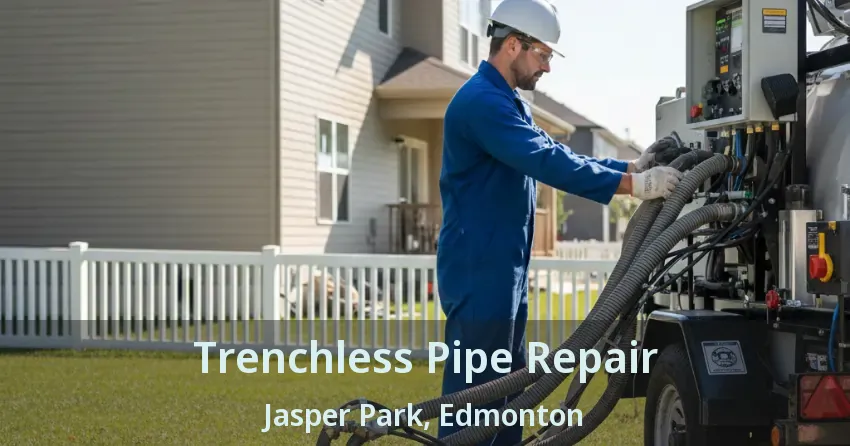 Trenchless Pipe Repair Jasper Park, Edmonton - AB