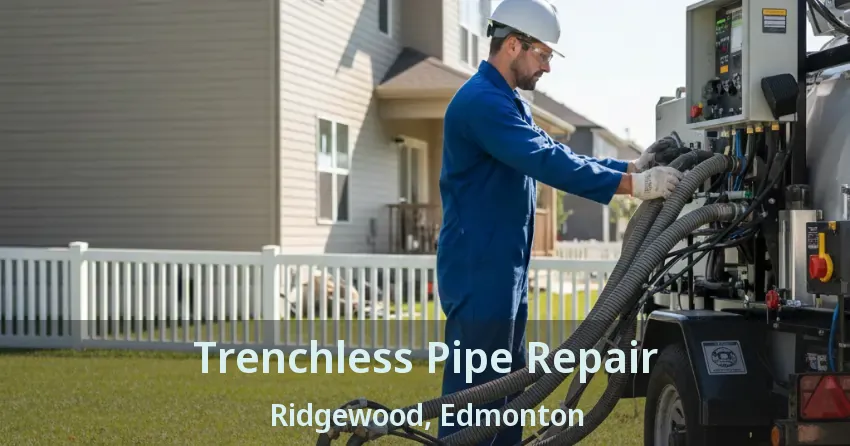 Trenchless Pipe Repair Ridgewood, Edmonton - AB