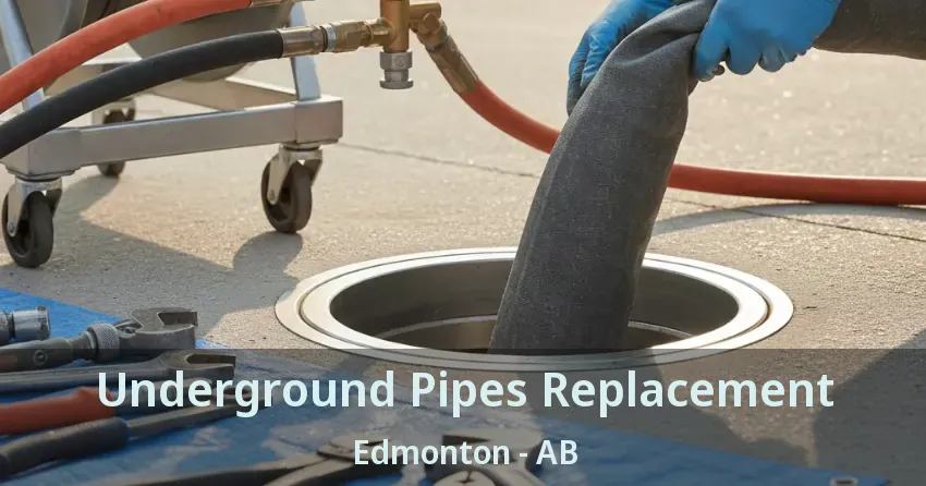 Underground Pipes Replacement Edmonton - AB