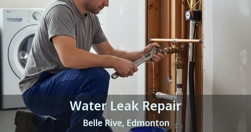 Water Leak Repair Belle Rive, Edmonton - AB