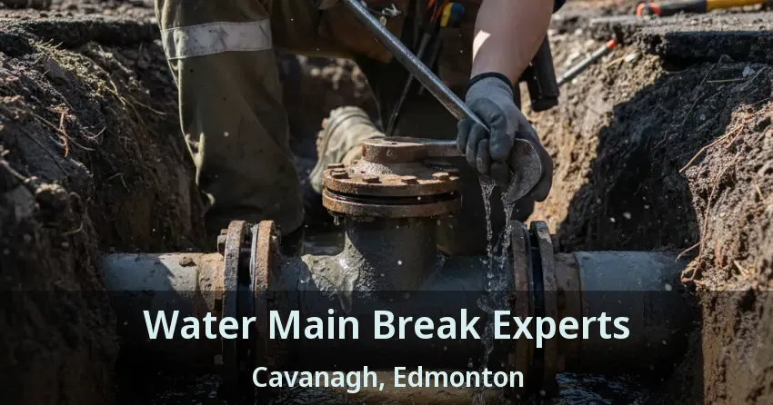 Water Main Break Experts Cavanagh, Edmonton - AB