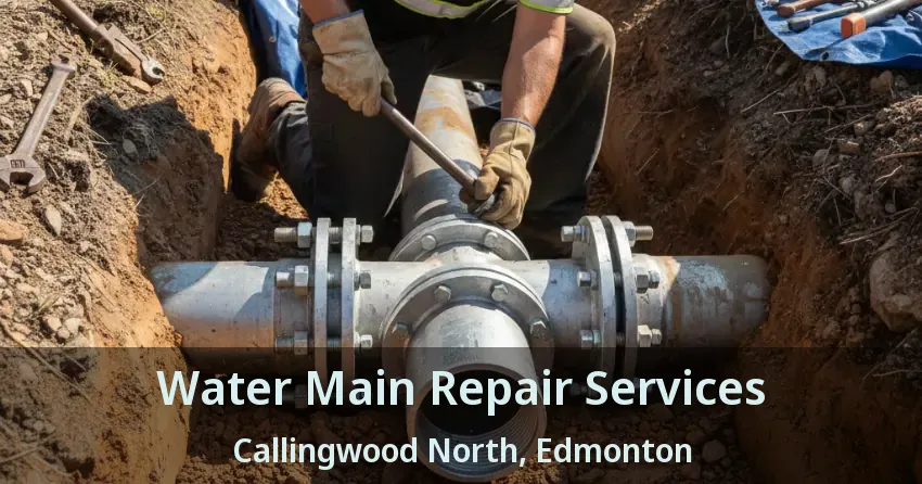 Water Main Repair Services Callingwood North, Edmonton - AB