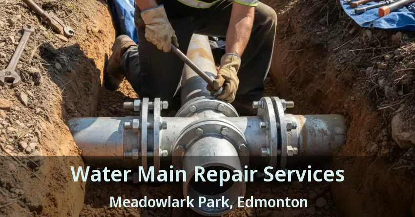 Water Main Repair Services Meadowlark Park, Edmonton - AB