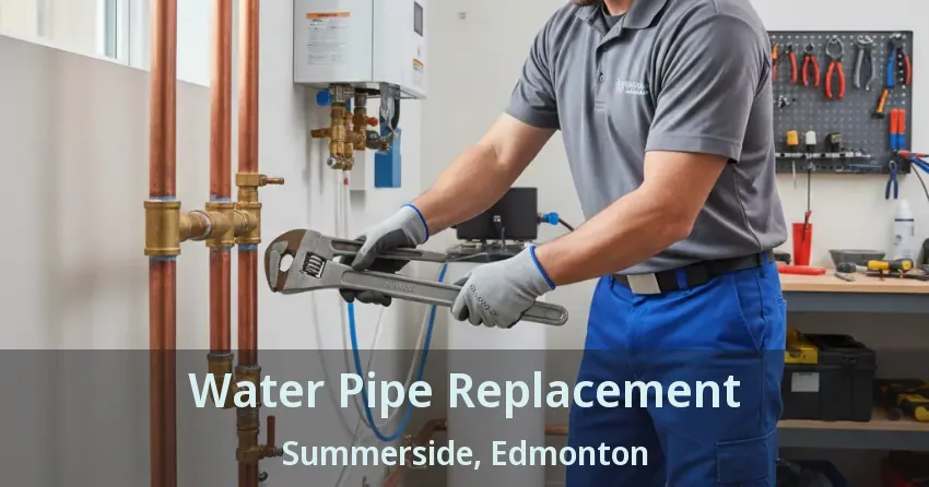Water Pipe Replacement Summerside, Edmonton - AB