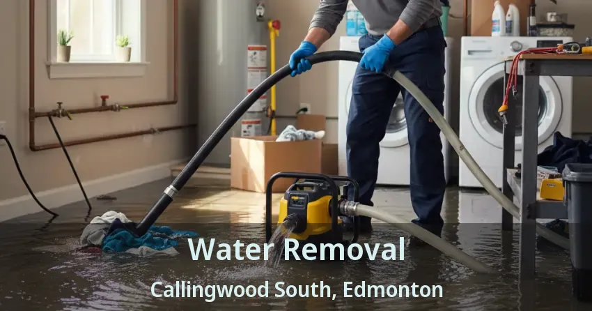 Water Removal Callingwood South, Edmonton - AB