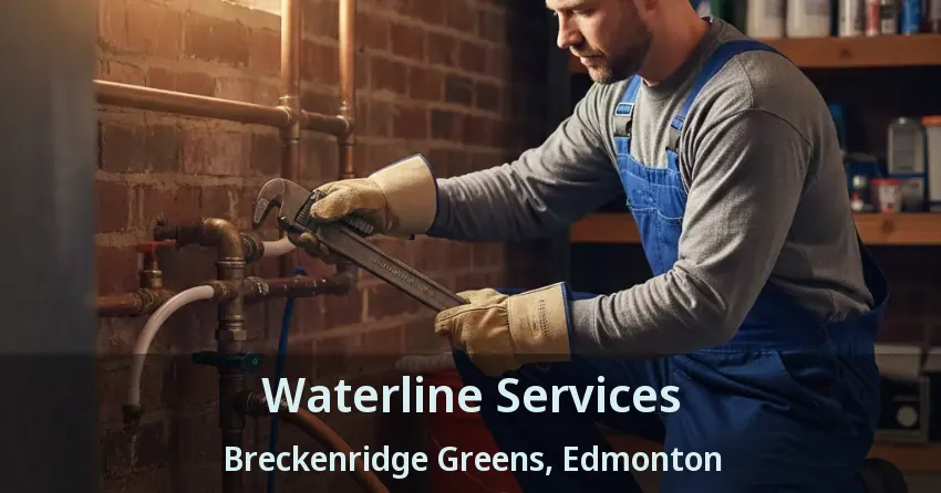 Waterline Services Breckenridge Greens, Edmonton - AB