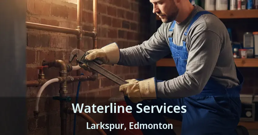 Waterline Services Larkspur, Edmonton - AB