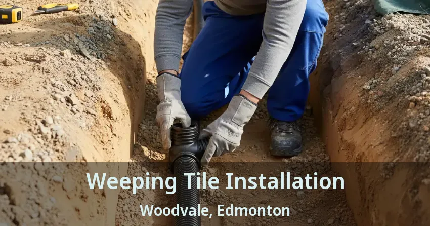 Weeping Tile Installation Woodvale, Edmonton - AB