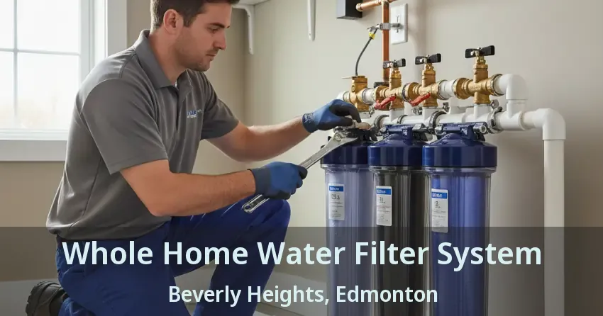 Whole Home Water Filter System Beverly Heights, Edmonton - AB